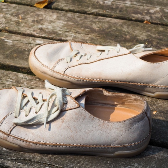 Clarks leather tie-up sneakers US10 EU41 - Picture 10 of 13